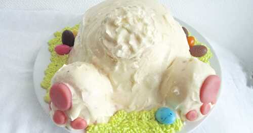 Gâteau fesses de lapin de Pâques