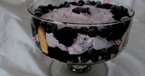 Gâteau froid à la myrtille