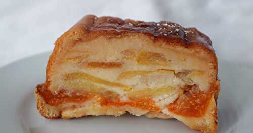 Gâteau invisible aux pommes et à l'abricot