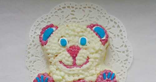 Gateau nounours d'anniversaire