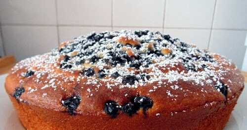 Gâteau pancake aux myrtilles