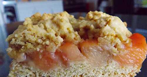 Gateau streusel aux coings