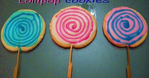 Lollipop cookies