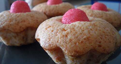 Mini cakes aux fraises Tagada