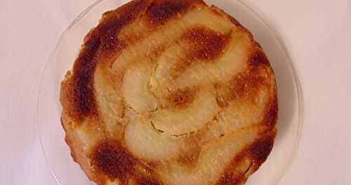 Moelleux aux poires et à la crème de marron