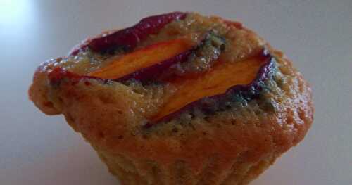 Muffins aux nectarines et amandes