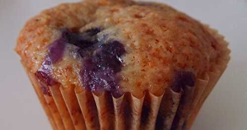 Muffins banane myrtilles