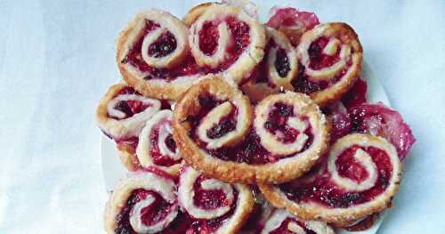 Palmiers à la framboise