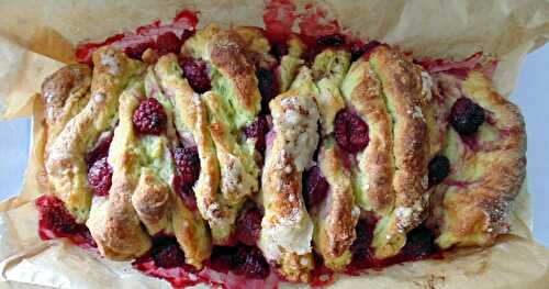 Pull apart bread pistache framboise 