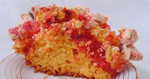 Pumpkin cake aux pralines roses