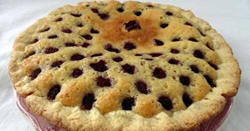 Tarte amande framboises