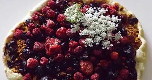 Tarte aux fruits rouges et spéculoos