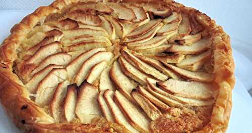 Tarte aux pommes et à la frangipane au tahin