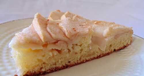 Tarte briochée à l'amande et aux pommes