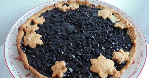 Tarte sablée à la myrtille