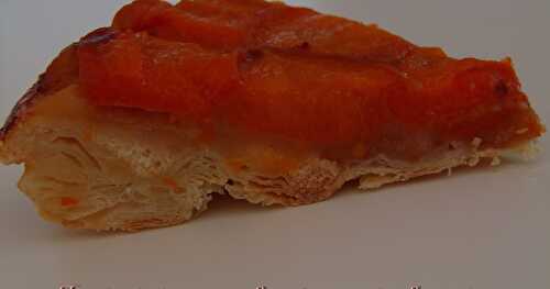 Tarte tatin aux boudoirs et abricots