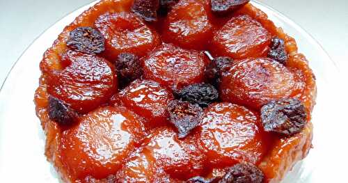 Tarte tatin aux figues et poires nashi