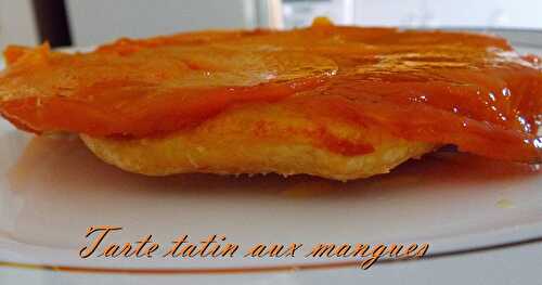 Tarte tatin aux mangues