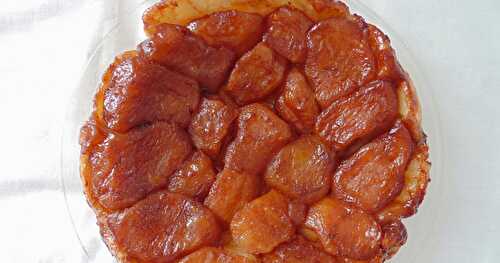 Tarte tatin aux pommes et au carambar