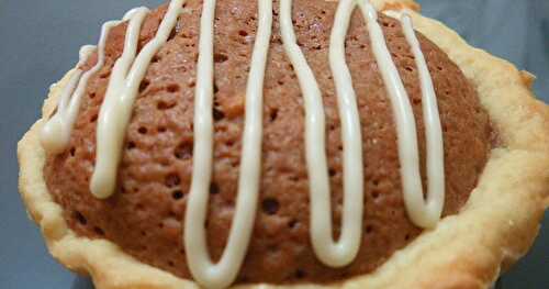 Tartelettes chocolat noisette coeur de confiture de lait