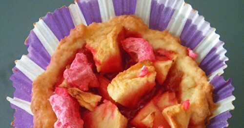 Tartelettes pommes et pralines roses