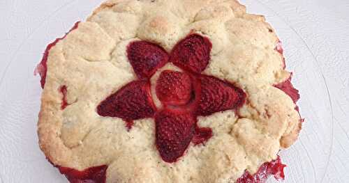 Tourte à l'amande et aux fraises