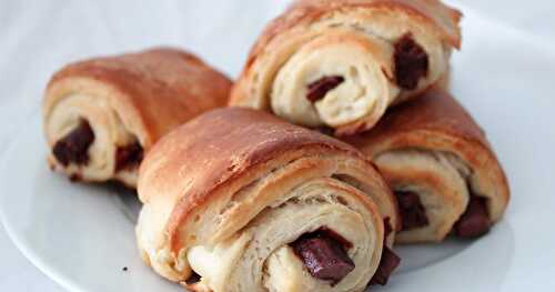 Viennoiseries véganes - croissants et pains au chocolat végans