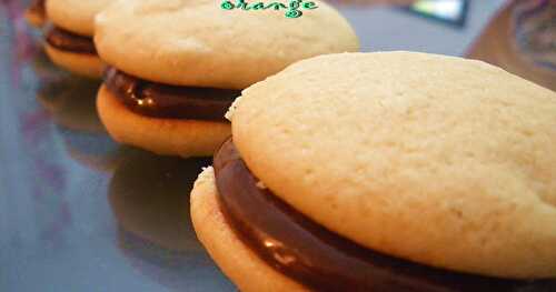 Whoopies Spéculoos chocolat et orange