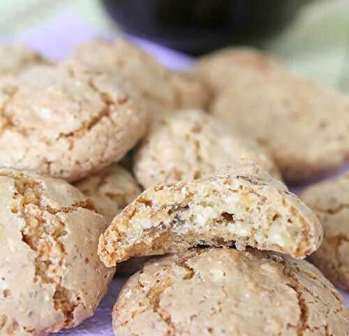 Biscuits aux amandes - pour accompagner un café au lait goûter