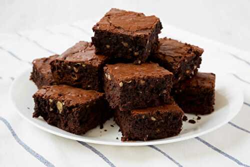 La meilleure recette de brownies au chocolat - un vrai délice.