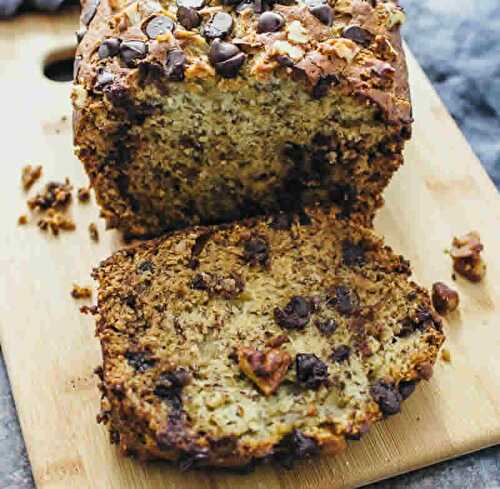 Recette cake au chocolat banane et noix - gateau pour votre gouter.