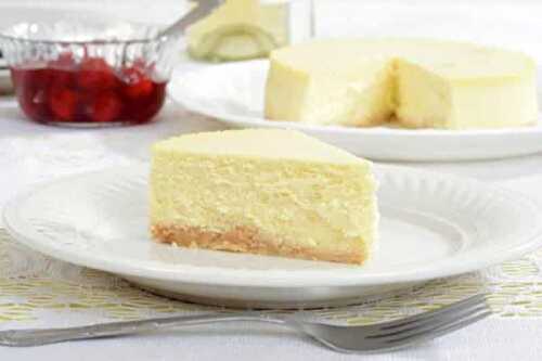 Recette Cheesecake au chocolat blanc - le dessert de la famille.