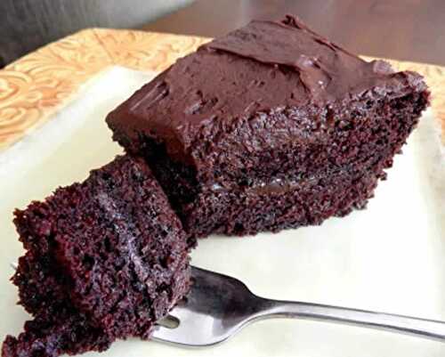 Recette fondant chocolat sans gluten - un gâteau moelleux.