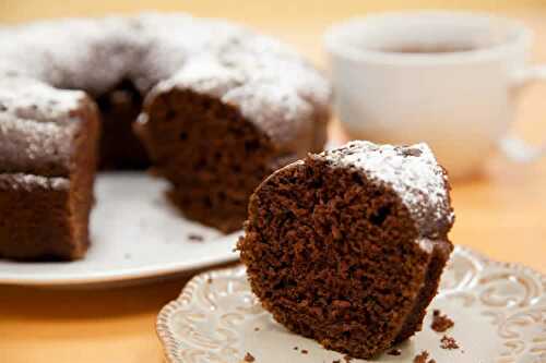 Recette gâteau au chocolat et thé - un moelleux pour votre goûter.