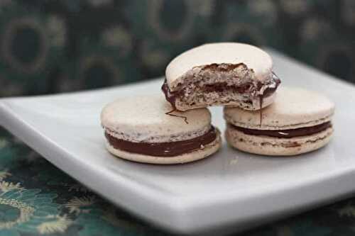 Recette Macarons noisette et nutella - votre gateau du gouter.