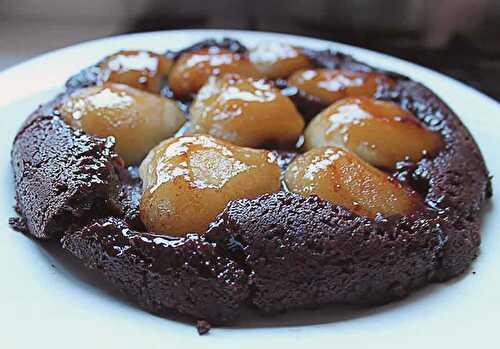 Recette tarte aux poires chocolat - un délicieux gâteau facile.