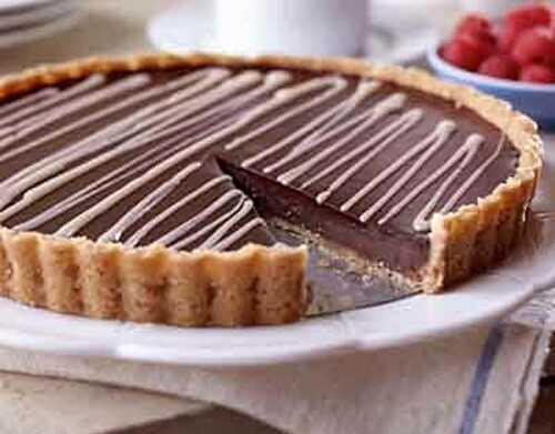 Tarte au chocolat noir et blanc - pour votre dessert demain