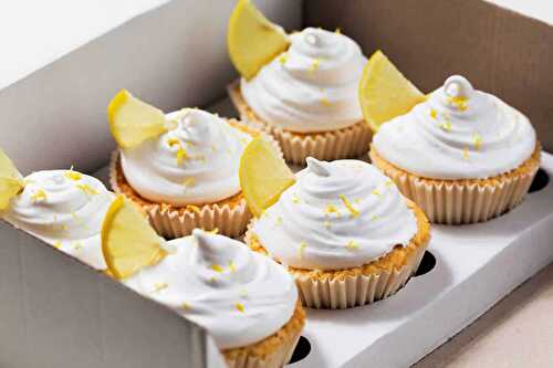 Cupcake citron avec crème : pour un dessert parfait.