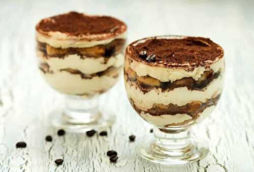 Tiramisu dans des verres : le dessert en verrine à l’italienne.