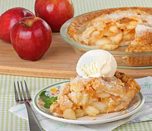 Tourte aux pommes à l’ancienne : saveur classique.