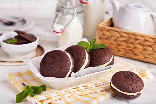 Biscuits fourrés à la crème chocolat : Irrésistibles biscuits crémeux qui fondent dans la bouche !