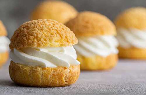 Choux à la crème chantilly : légères, moelleuses, fondantes et irrésistibles !