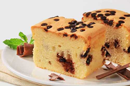 Gâteau magique aux pépites de chocolat au Thermomix : le cake moelleux !