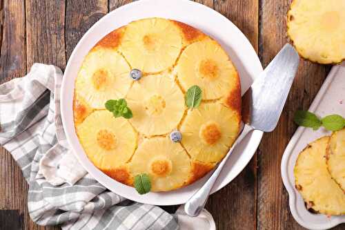 Gâteau renversé à l’ananas : la saveur qui s’associe au délice !