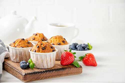 Muffins aux pépites de chocolat : le dessert des gourmands !