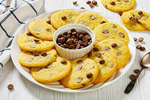 Cookies au citron et pépites de chocolat : un biscuit croquant !