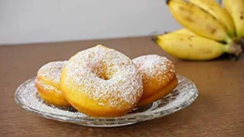 Donuts banane : beignets moelleux pour la collation !