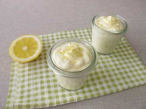 Mousse au citron et Mascarpone : une crème fondante pour le dessert !