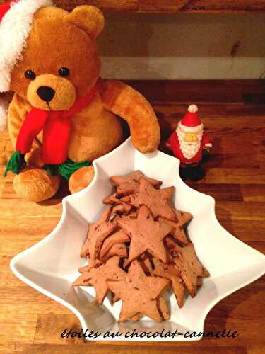 Biscuits de Noël au chocolat et à la cannelle