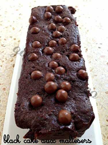 Black Cake aux maltesers